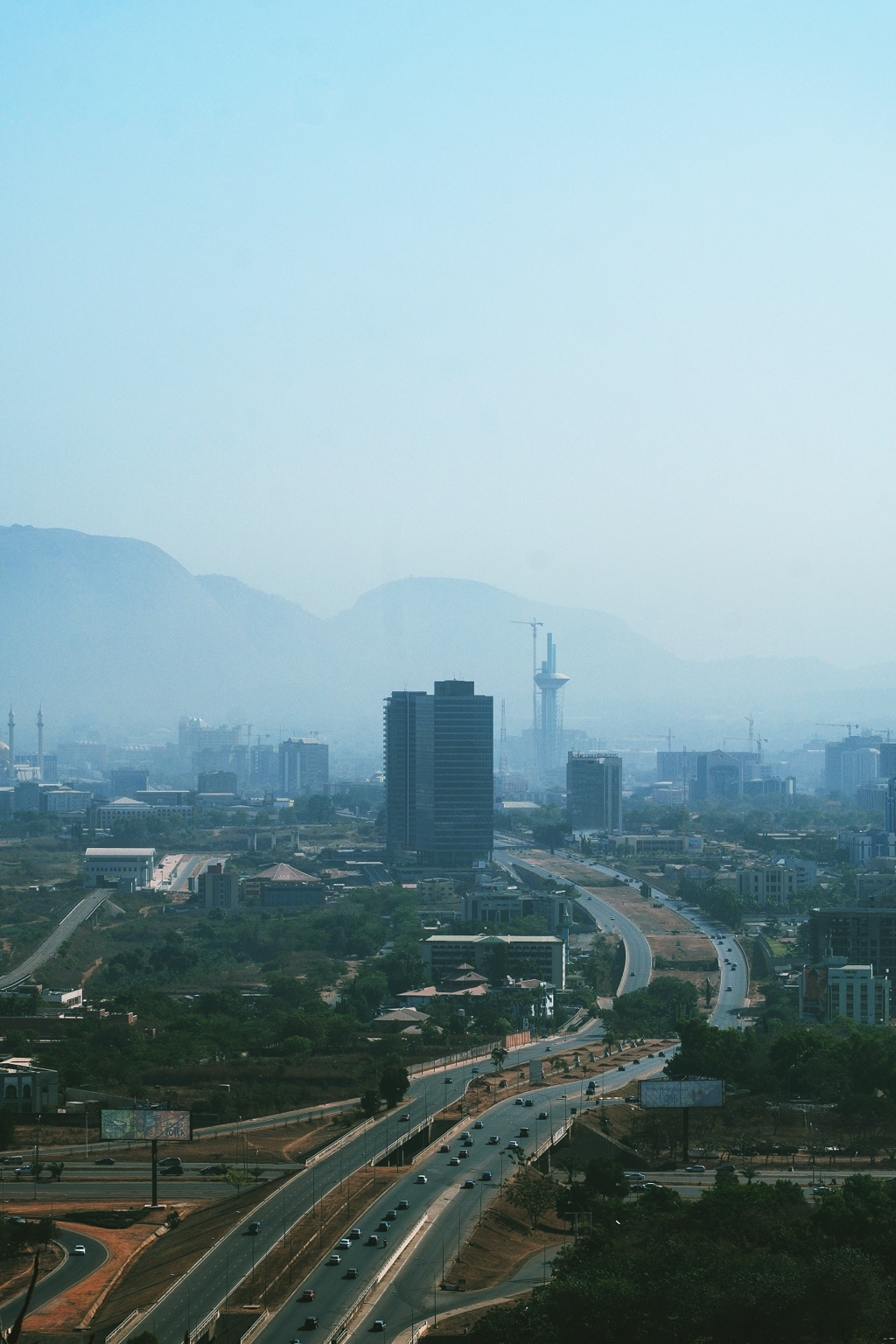 Aerial view of Abuja